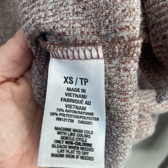 Cape Juby Light brown Lightweight Cardigan XS - Picture 3 of 5